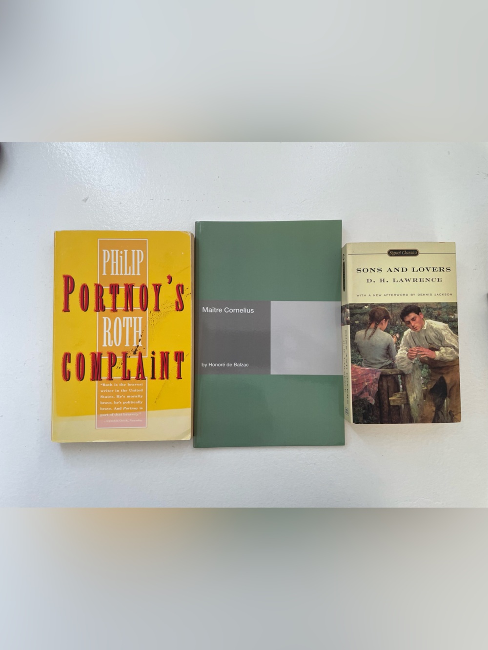 Philip roth, bazac, D.H. Lawrence classic paperback book bundle
